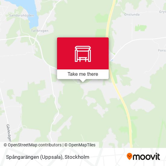 Spångarängen (Uppsala) map
