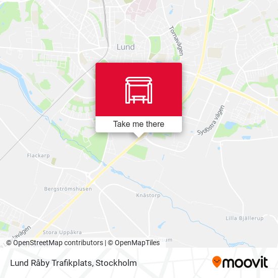 Lund Råby Trafikplats map