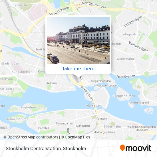 Stockholm Centralstation map
