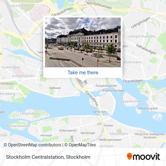 Stockholm Centralstation map