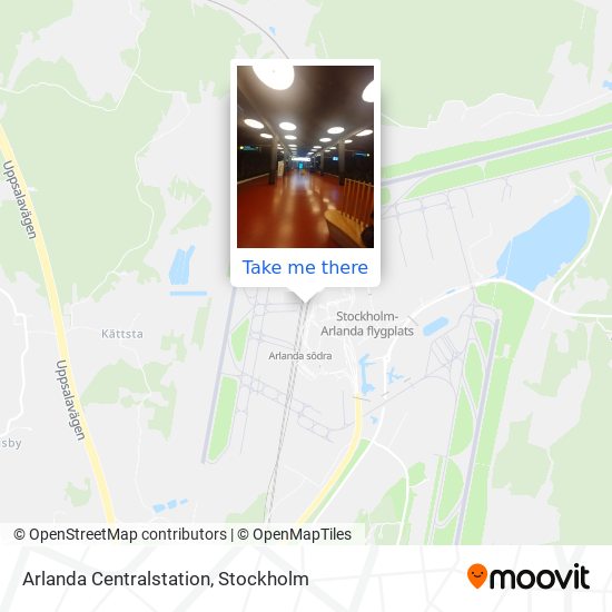 Arlanda Centralstation map