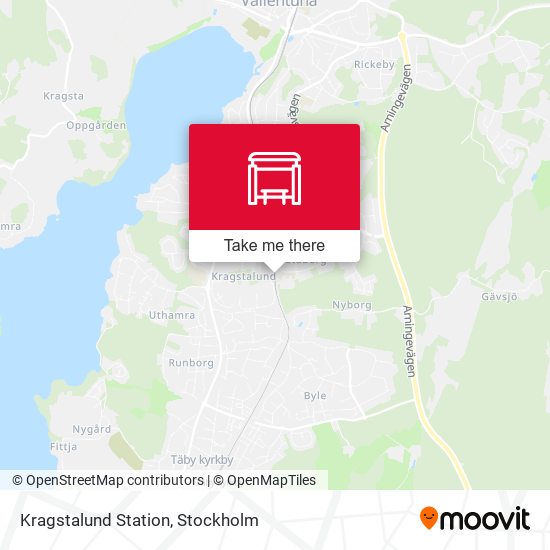 Kragstalund Station map