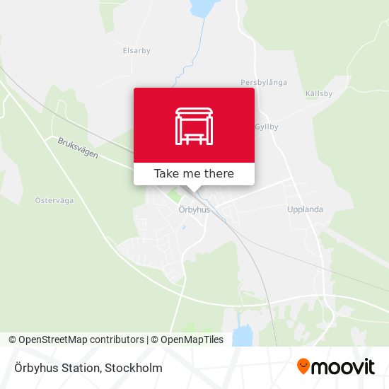 Örbyhus Station map