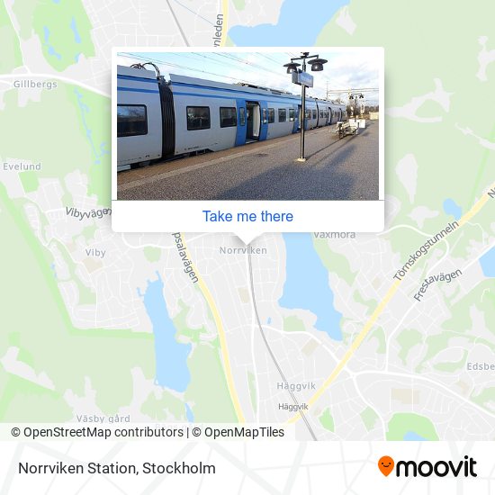 Norrviken Station map