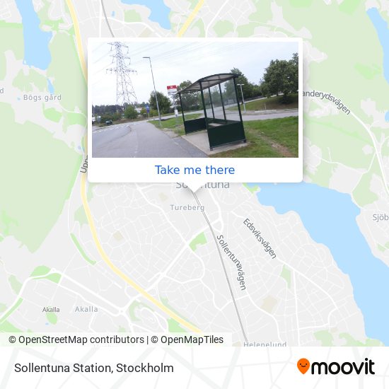 Sollentuna Station map