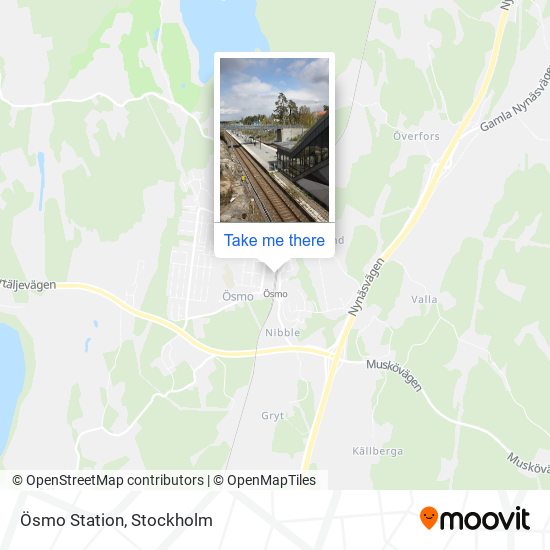 Ösmo Station map