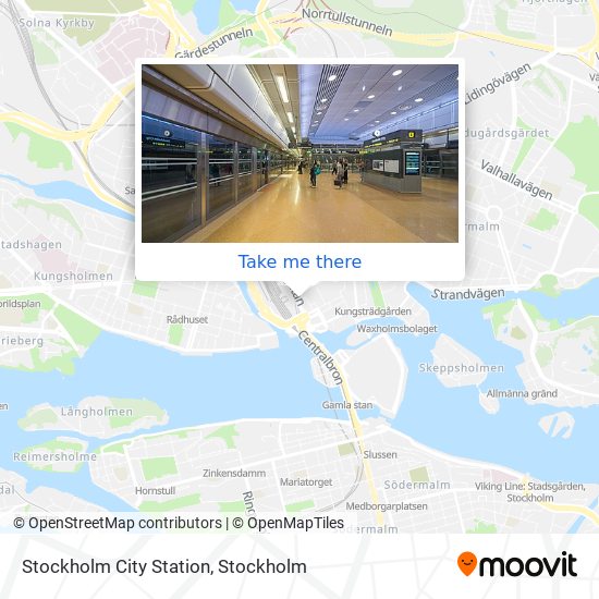 Stockholm City Station map