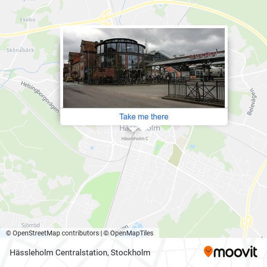 Hässleholm Centralstation map