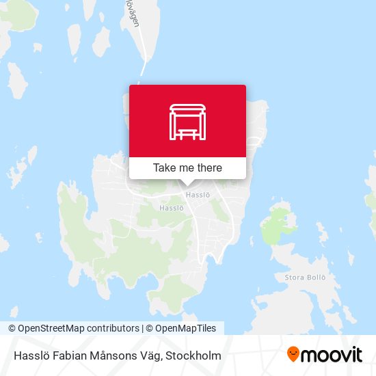 Hasslö Fabian Månsons Väg map
