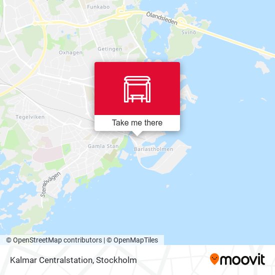 Kalmar Centralstation map