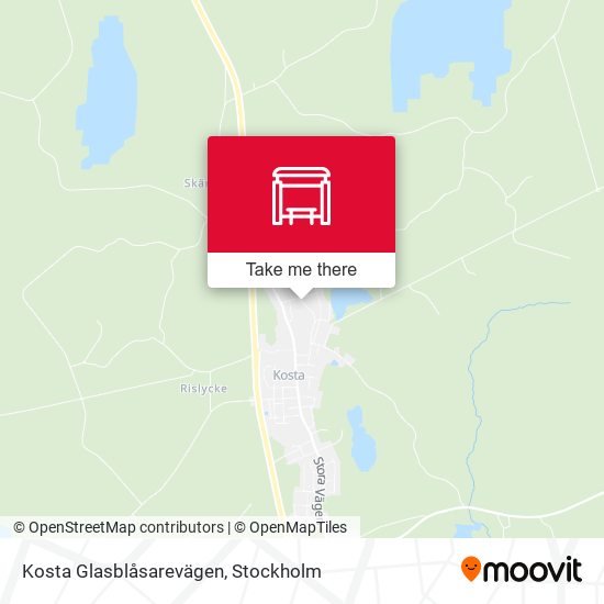 Kosta Glasblåsarevägen map