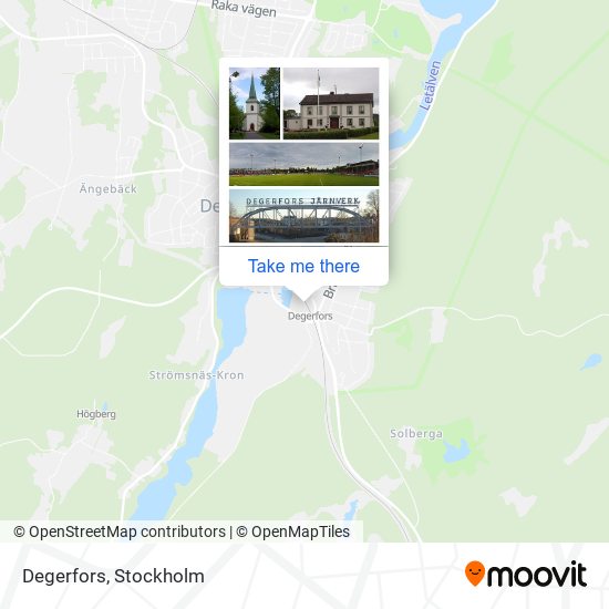 Degerfors map