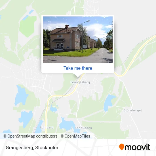 Grängesberg map