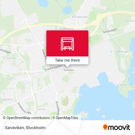 Sandviken map