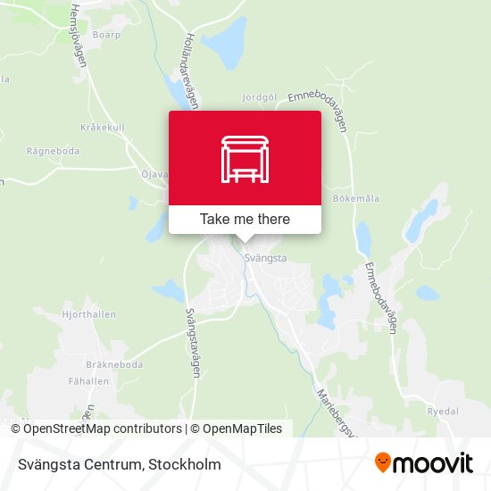 Svängsta Centrum map