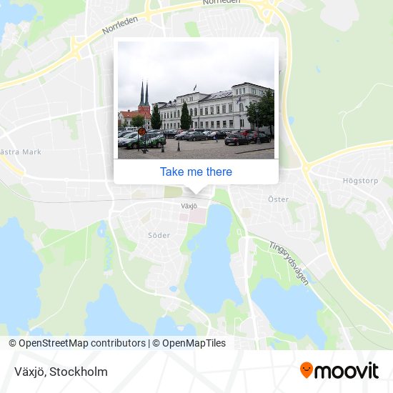 Växjö map