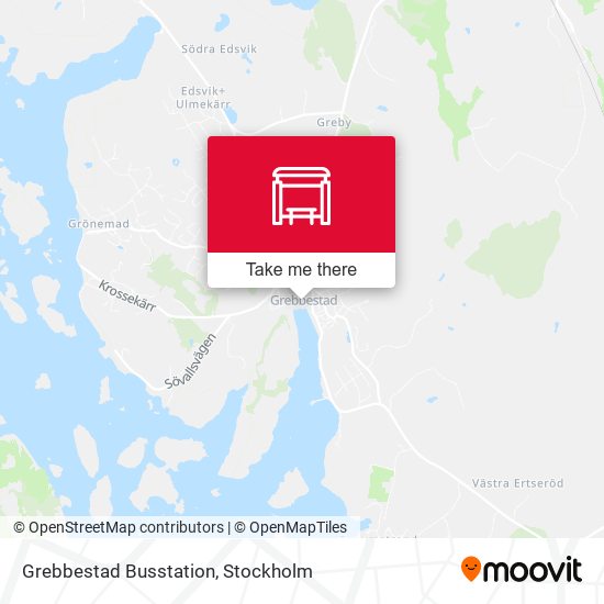 Grebbestad Busstation map