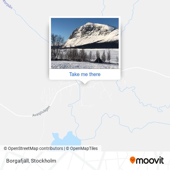 Borgafjäll map