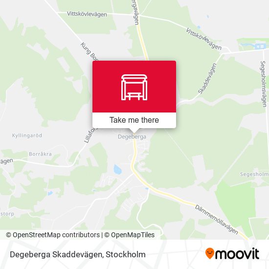 Degeberga Skaddevägen map