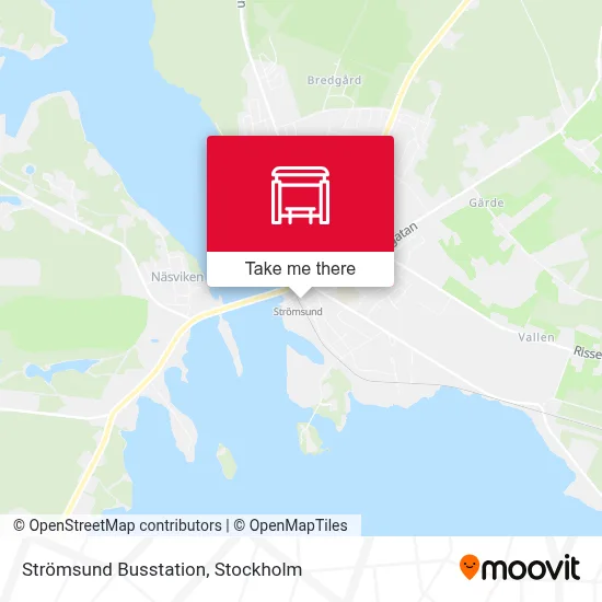 Strömsund Busstation map