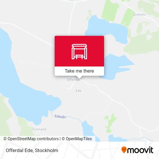 Offerdal Ede map