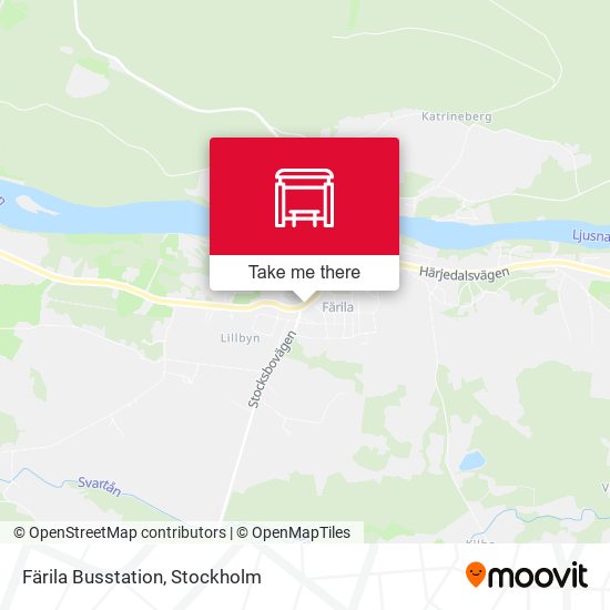 Färila Busstation map