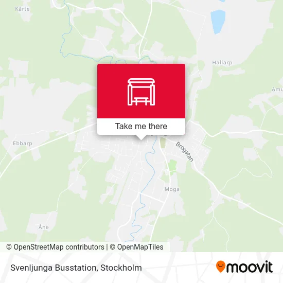 Svenljunga Busstation map