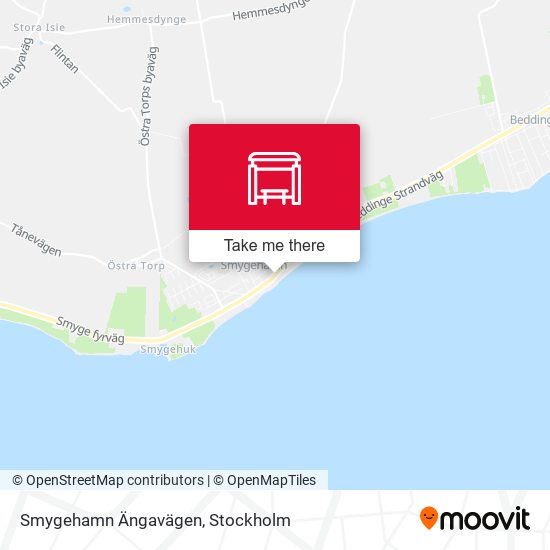 Smygehamn Ängavägen map