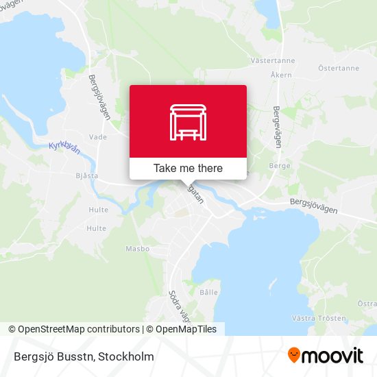 Bergsjö Busstn map