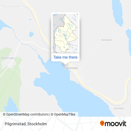 Pilgrimstad map