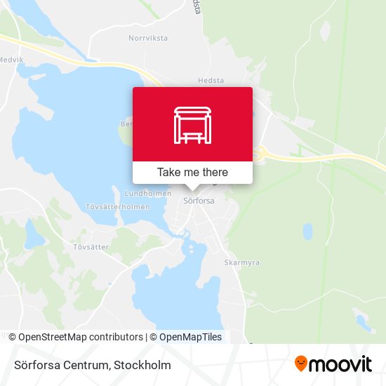 Sörforsa Centrum map