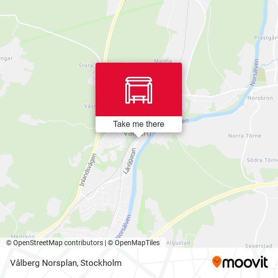 Vålberg Norsplan map