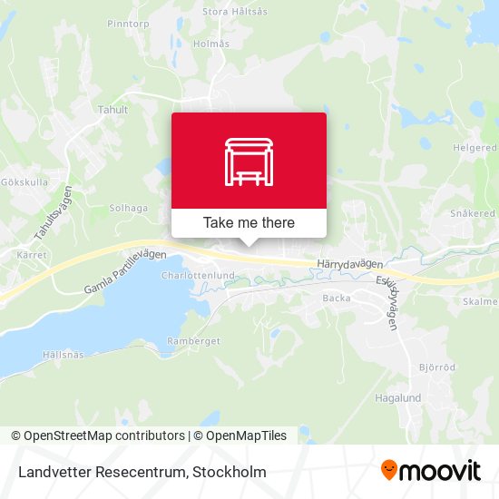 Landvetter Resecentrum map