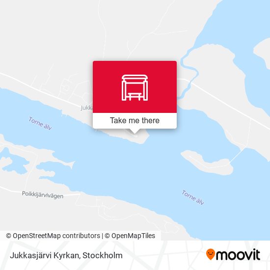 Jukkasjärvi Kyrkan map