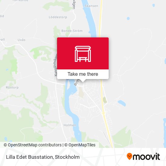 Lilla Edet Busstation map