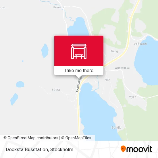 Docksta Busstation map