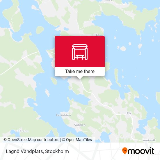 Lagnö Vändplats map