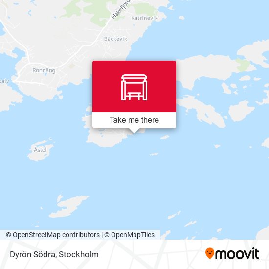Dyrön Södra map