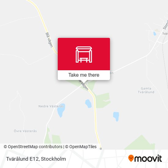 Tvärålund E12 map