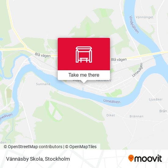 Vännäsby Skola map