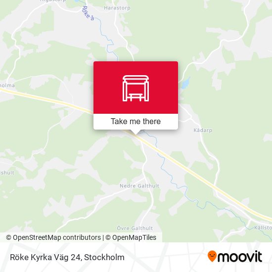 Röke Kyrka Väg 24 map
