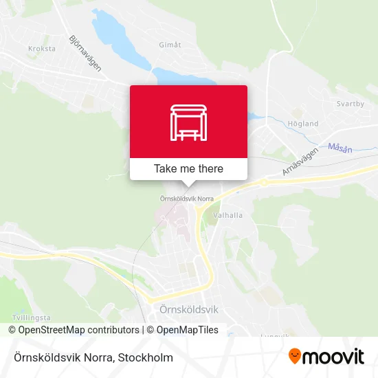 Örnsköldsvik Norra map