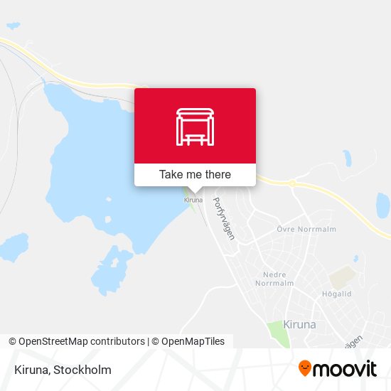 Kiruna map