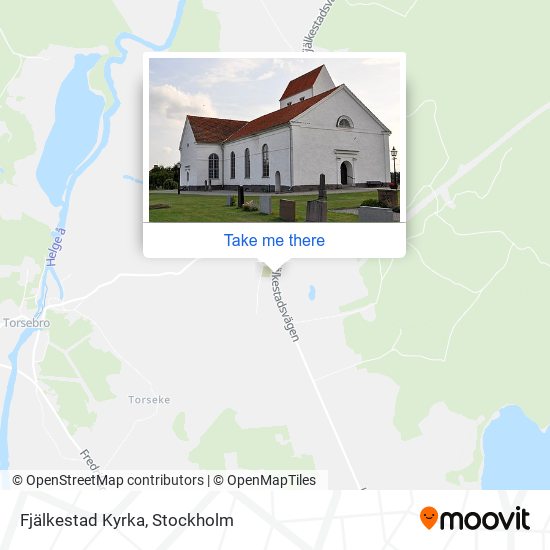 Fjälkestad Kyrka map