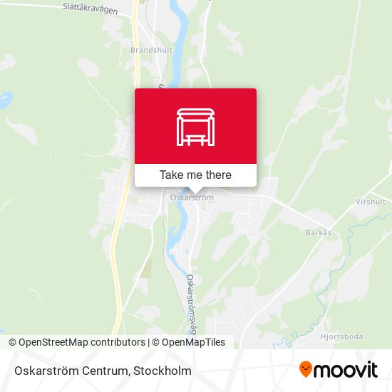 Oskarström Centrum map