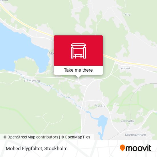 Mohed Flygfältet map