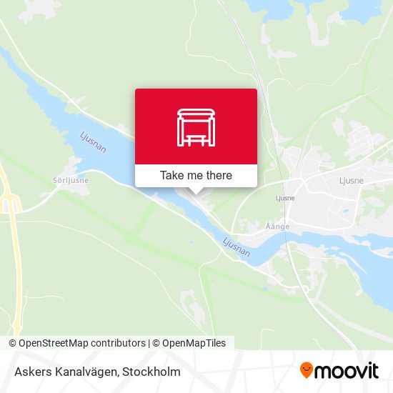 Askers Kanalvägen map