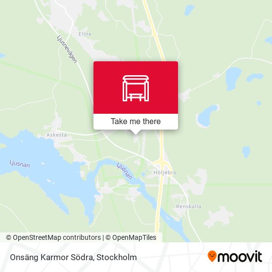 Onsäng Karmor Södra map