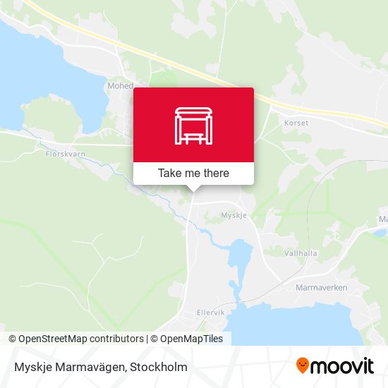 Myskje Marmavägen map