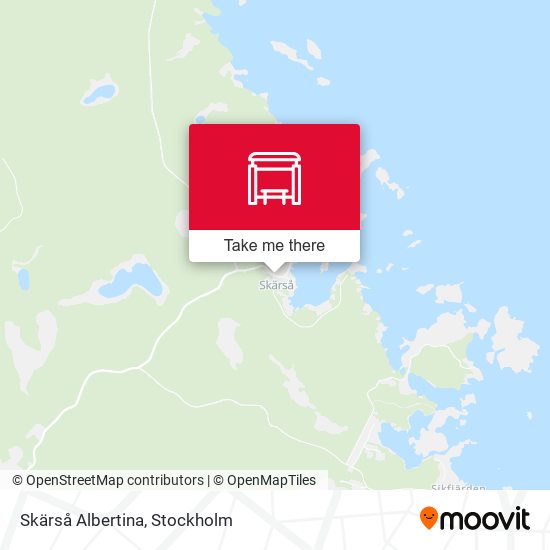 Skärså Albertina map